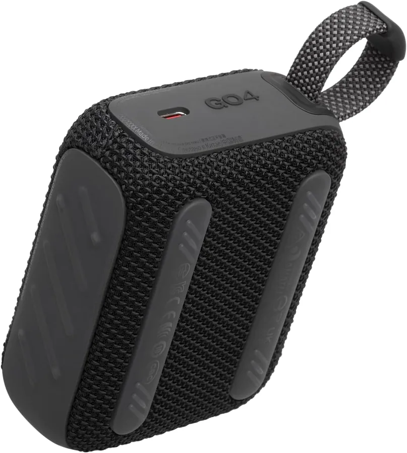 JBL Go 4 vista di lato, spessore del corpo